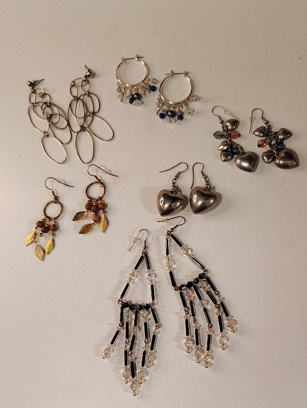 Earring Set With 6 Different Styles